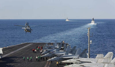 ادعای سخنگوی سنتکام: «پهپاد ایرانی را به هنگام نزدیک شدن به ناو آمریکایی ساقط کردیم»