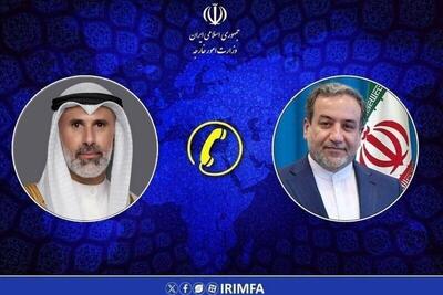 عراقچی با وزیر خارجه کویت گفتگو کرد