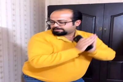  آواز شادانه؛ زن آقا کنارش پیر نمیشه هیچ سنش رو دنده عقب میزنه رقصش خستگی در کنه