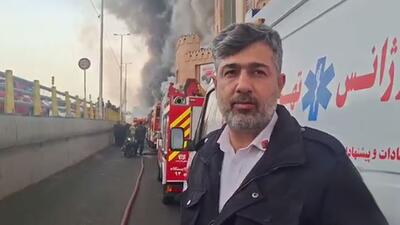  حادثه آتش سوزی بازار جنت تا کنون مصدومی نداشته است