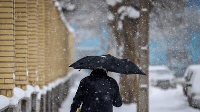 آغاز بارش برف و باران از عصر امروز در استان اردبیل