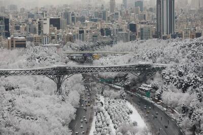 وضعیت هوای فردا ؛ سرما و بارش برف و باران در آسمان تهران