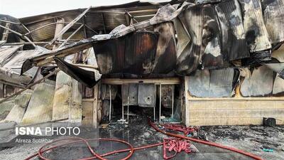 آتش بازارچه جنت‌آباد خاموش شد