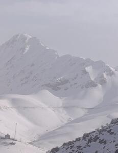  عکس | حجم سنگین برف در مسیر هورامان