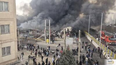  دستور عارف درباره حادثه آتش‌سوزی بازارچه جنب آباد