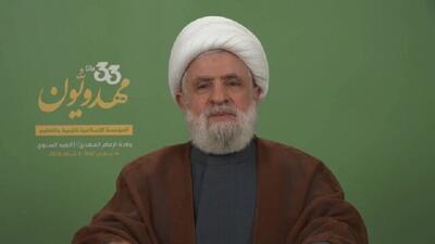  شیخ نعیم قاسم: ایران نگین تاج جهان است و خواهد بود