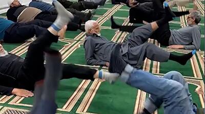 برگزاری کلاس‌های پیلاتس ویژه سالمندان در مسجد