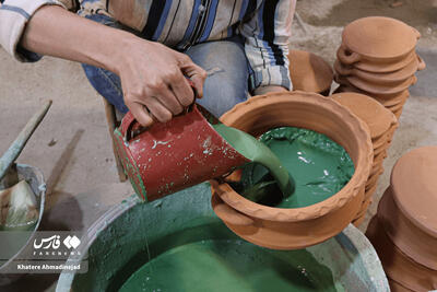 کارگاه تولید «گَمَج» در گیلان