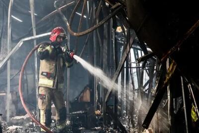 بررسی علت حادثه آتش سوزی بازارچه جنت