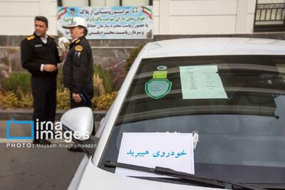 پلاک خودروهای برقی رونمایی شد