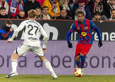  دستاورد بزرگ لامین یامال در بارسلونا