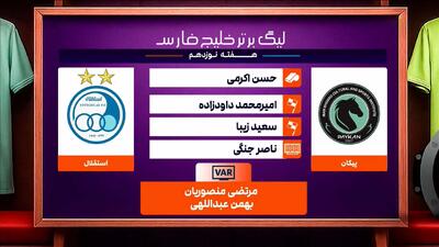 کارشناسی داوری پیکان - استقلال