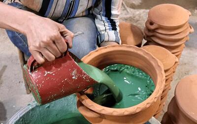 کارگاه تولید «گَمَج» در گیلان +تصاویر