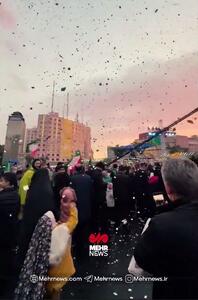 حضور ترامپ در جشن نیمه شعبان میدان ولیعصر (عج) تهران!