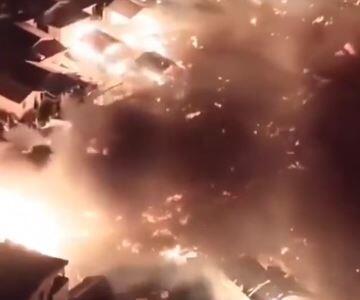 آتش‌سوزی گسترده در فیلیپین هزاران خانه را تخریب کرد