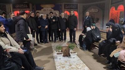  حضور قائم مقام وزیر کشور در جمع زائران مسجد جمکران