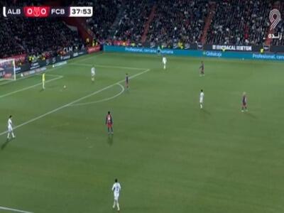 گل اول بارسلونا به آلباسته