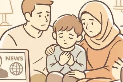  وقتی اخبار بد به دنیای کودکان راه پیدا می‌کند