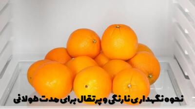 نحوه نگهداری نارنگی و پرتقال در یخچال برای مدت طولانی