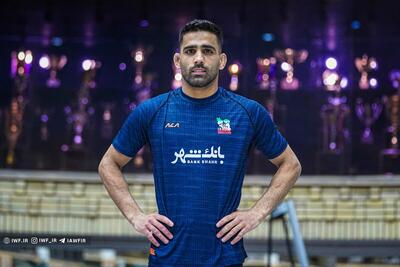 مدال نقره رنکینگ کشتی آزاد کرواسی بر گردن نعمتی