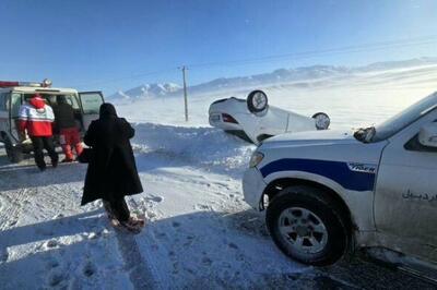 مسافران بخوانند/ آخرین وضعیت جاده‌های کشور در شرایط برفی