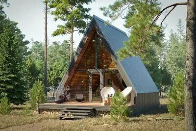 تبدیل یک خانه روستایی مخروبه به یک ویلای مدرن در ۳۰ ثانیه - چیدانه