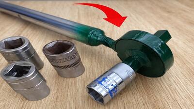 نحوه ساخت آچار دنده خانگی با مواد اولیه و تکنیک های ساده کارگاهی