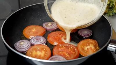 طرز تهیه صبحانه شاهانه/ پیتزای خانگی خوشمزه و سریع