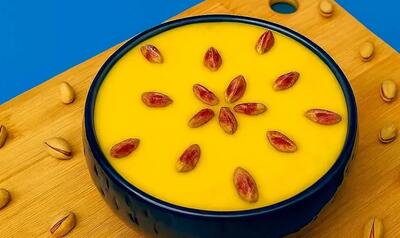  طرز تهیه دسر زعفرانی با طعم بستنی / این دسر مزه بستنی میده