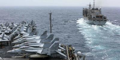 خبرگزاری فارس جزئیات کامل آرایش دریایی آمریکا در آب‌های‌ جنوب را منتشر کرد + جزییات کامل