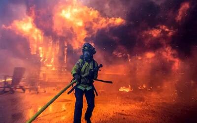 وقوع آتش‌سوزی گسترده در پردیس