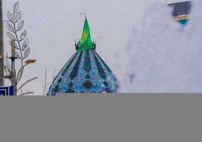  تصاویر: حال و هوای کربلا در شب نیمه شعبان