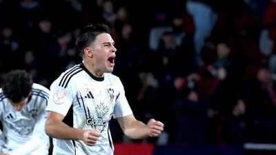 گل اول آلباسته به بارسلونا (مورنو)