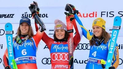 مارپیچ بزرگ اسکی آلپاین زنان | درخشش شایب در کرونپلاتز