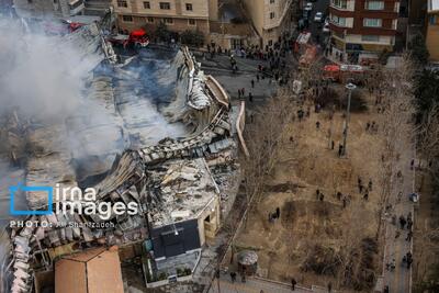 آتش سوزی گسترده در بازارچه جنت‌آباد