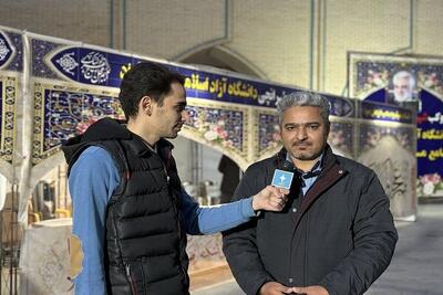  دانشگاه آزاد نجف‌آباد با موکب خود در گلستان شهدا میزبان مردم شد