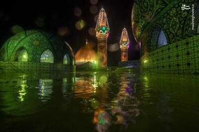  عکس/ نیمه شعبان بارانی در کربلا