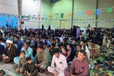  برگزاری جشن باشکوه نیمه شعبان در بخش جلگه چاه‌هاشم