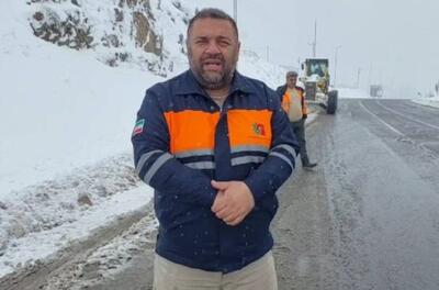  محور کندوان برفی و لغزنده است