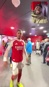 ویدئو: جشن و پایکوبی ستاره‌های آرسنال در تونل ورزشگاه - پارس فوتبال