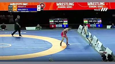 ویدیو| فینالیست شدن نعمتی با پیروزی مقابل آزادکار مجارستانی - پارس فوتبال