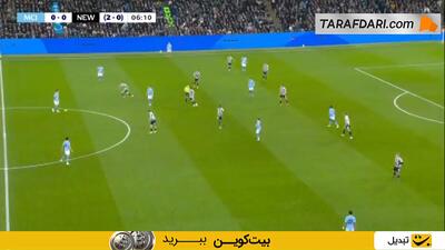 گل عمر مرموش به نیوکاسل (منچسترسیتی 1-0 نیوکاسل) - پارس فوتبال