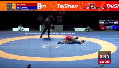 رقابت‌های کشتی آزاد اوپن زاگرب/نمایندگان ایران با حریفان سرشاخ شدند + فیلم - پارس فوتبال