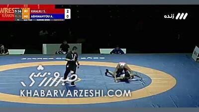 ویدیو| سینا خلیلی در ۳۰ ثانیه به فینال کشتی آزاد زاگرب رسید! - پارس فوتبال