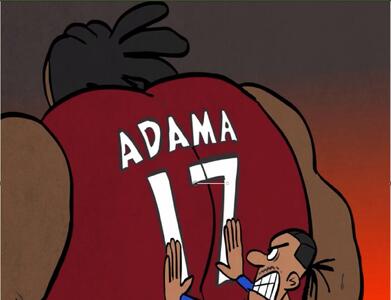 درگیری آداما ترائوره با ژائو پدرو و کوکوریا به روایت انیمیشن عمر مومنی - پارس فوتبال