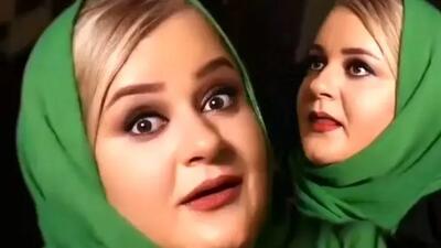  فیلم  شیطنت های نعیمه نظام دوست با خواهر کوچکترش در آشپزخانه خوشرنگخانه / توی خونه هم مثل بیرون شوخ و شنگه