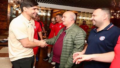 جزئیاتی از دیدار تاج با ملی‌پوشان فوتسال در اندونزی