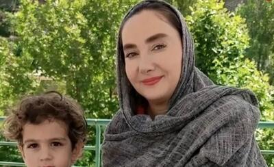  سفر در زمان؛ «هانیه توسلی» 22 ساله با لباس عروس در کنار «امین حیایی»