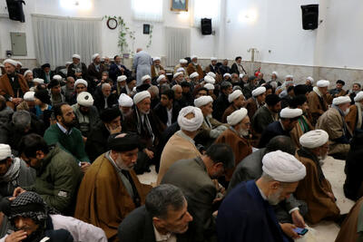  تصاویری از جشن نیمه شعبان با حضور حضرت آیت الله نوری همدانی