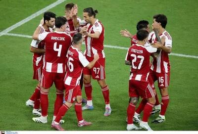 برتری پرگل المپیاکوس مقابل آستراس با گلزنی مهدی طارمی